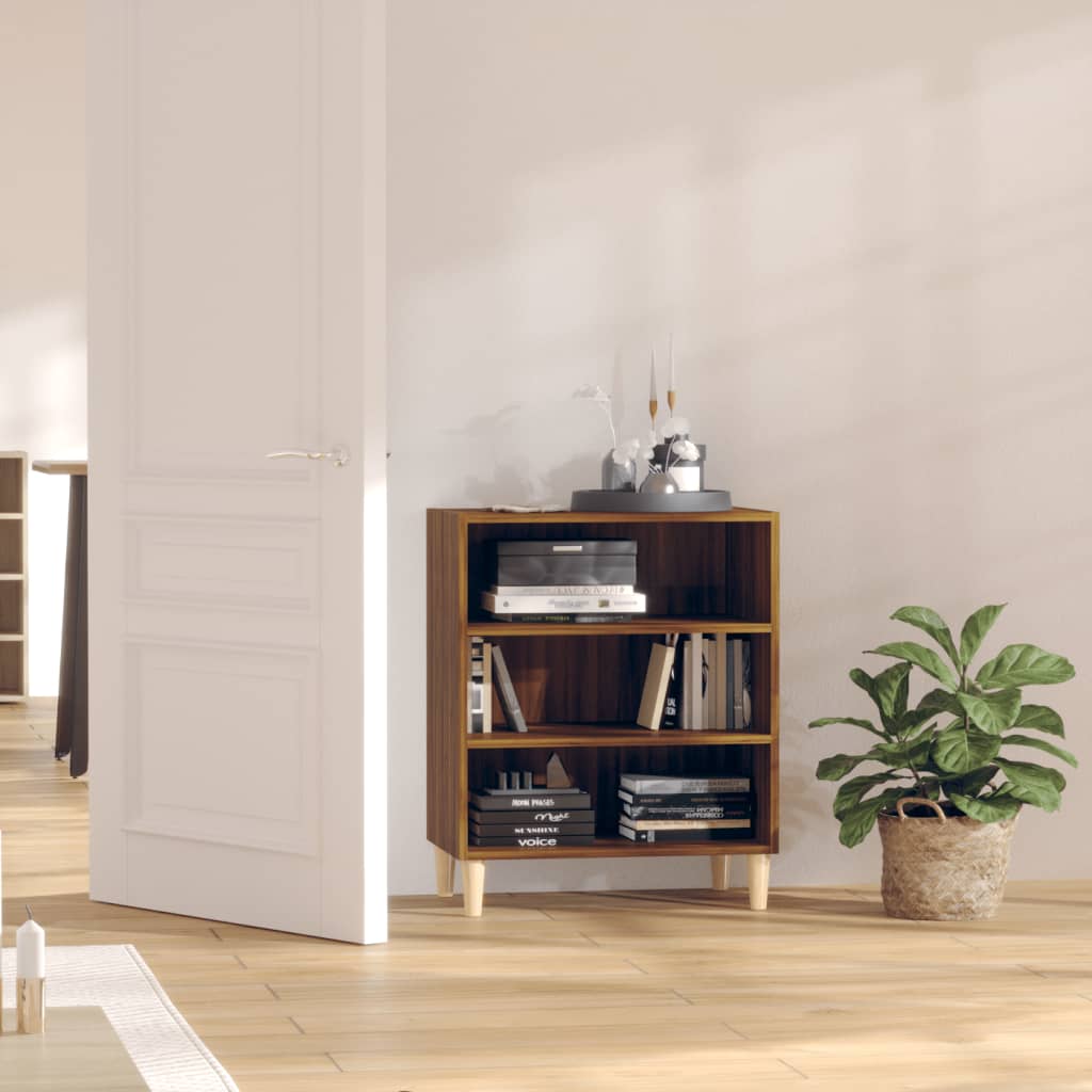 E-shop vidaXL Komoda hnedý dub 57x35x70 cm kompozitné drevo