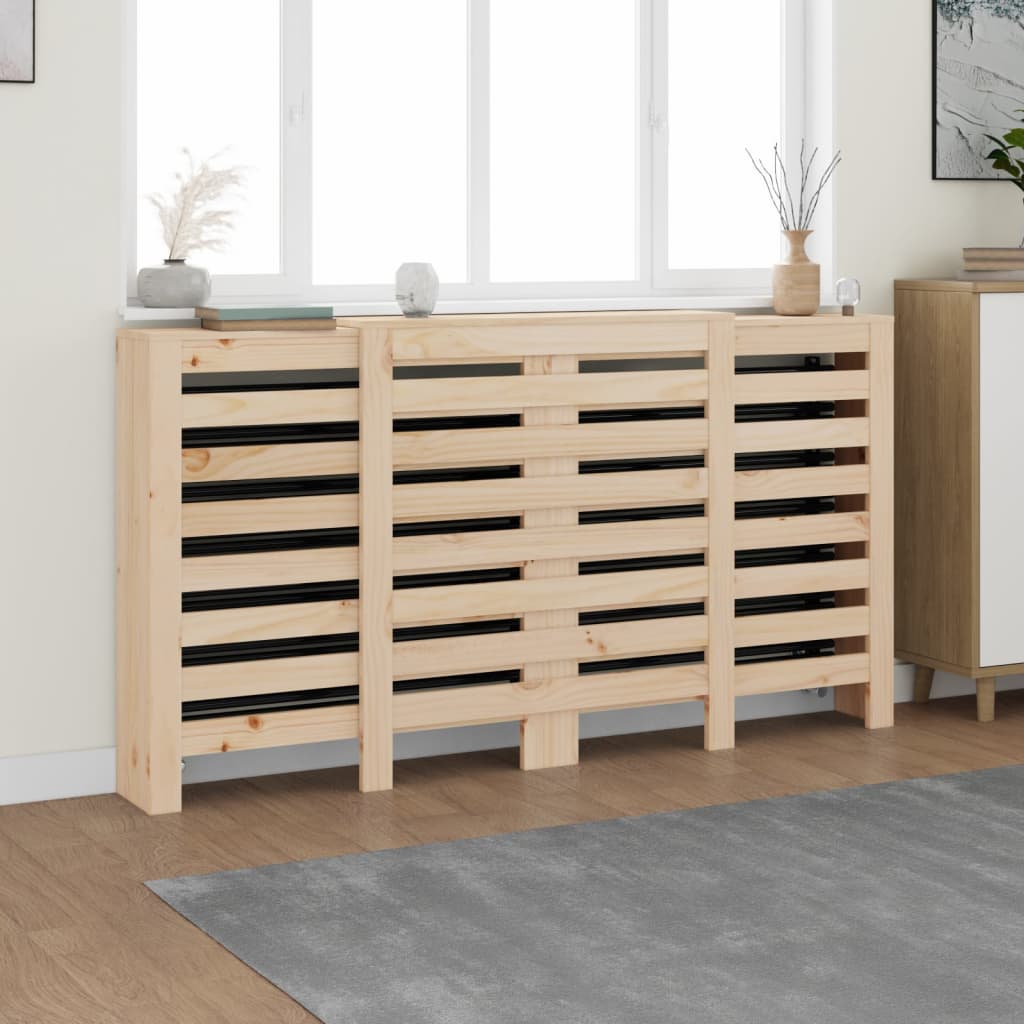 E-shop vidaXL Kryt na radiátor 210x21x85 cm masívna borovica
