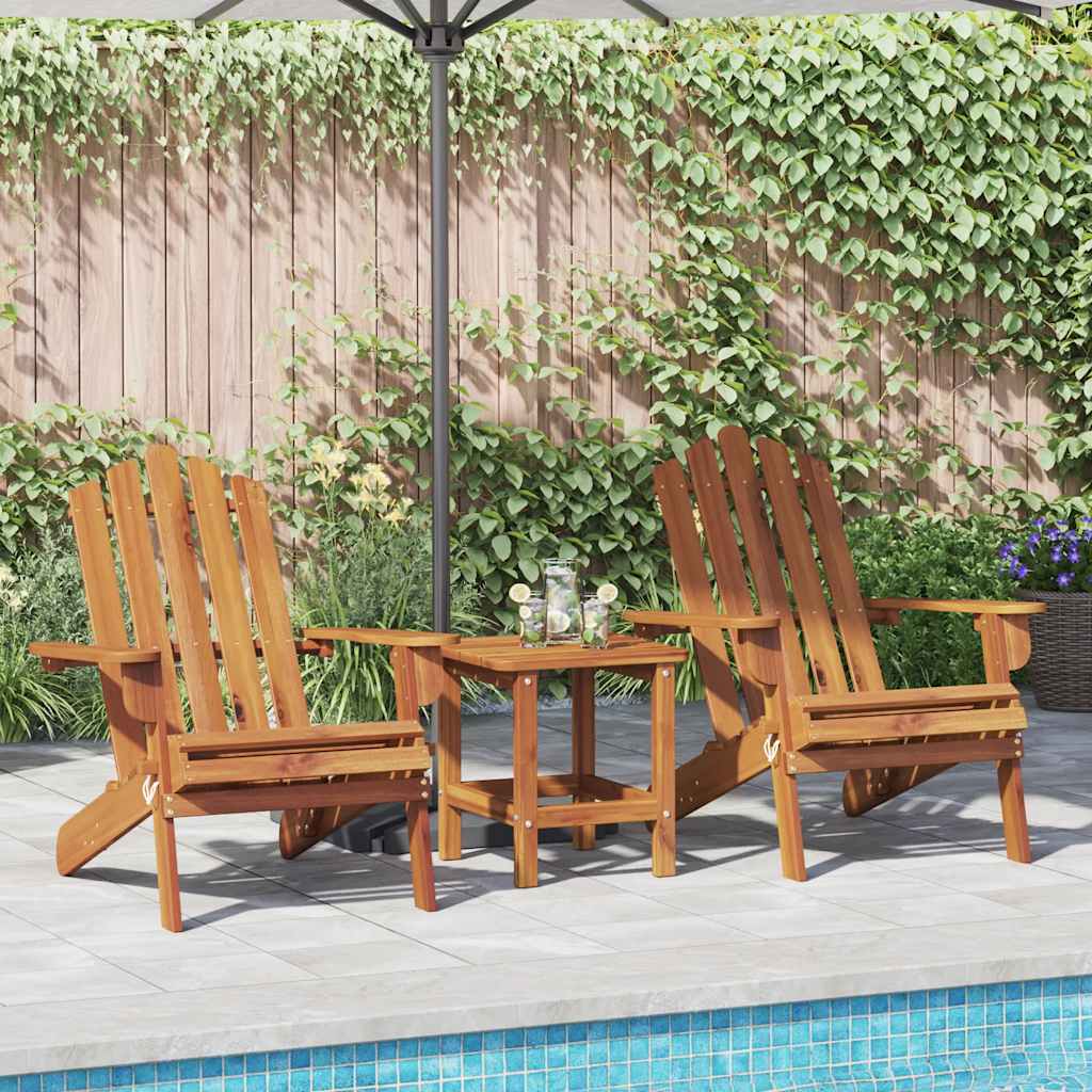 E-shop vidaXL Záhradné stoličky Adirondack 2 ks akáciový masív
