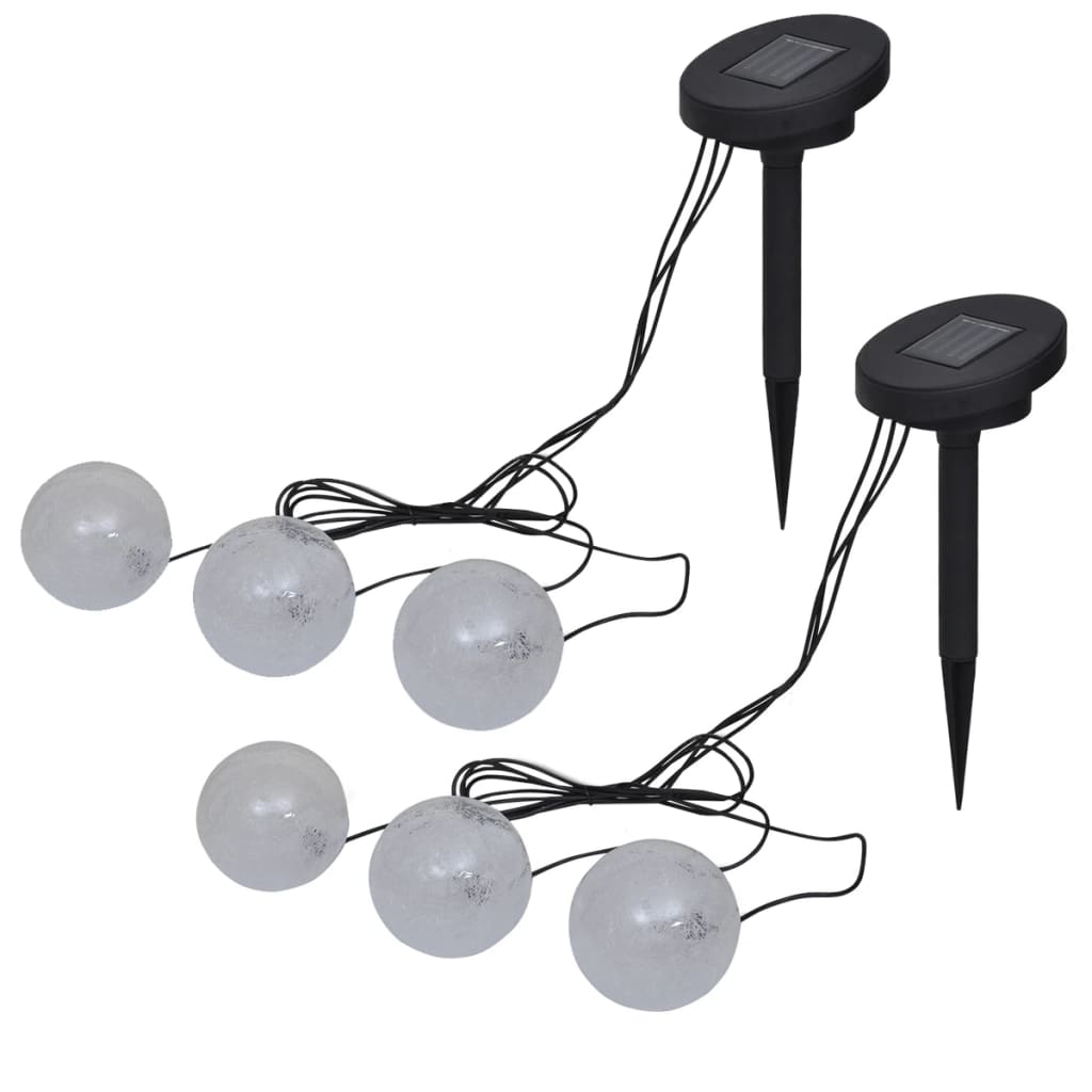 E-shop vidaXL Plávajúce LED lampy 6 ks do jazierka a bazéna