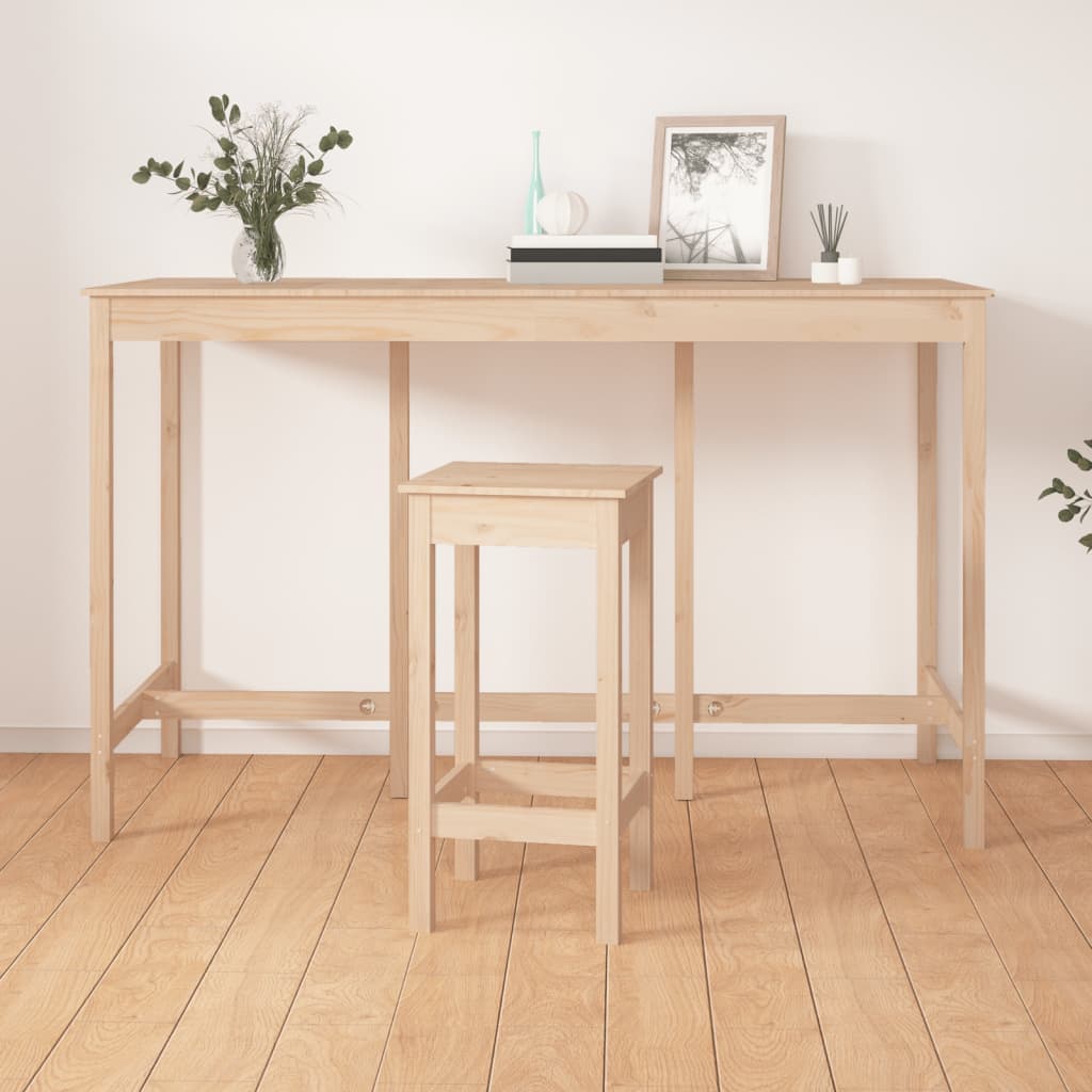 E-shop vidaXL Barový stolík 180x80x110 cm borovicový masív