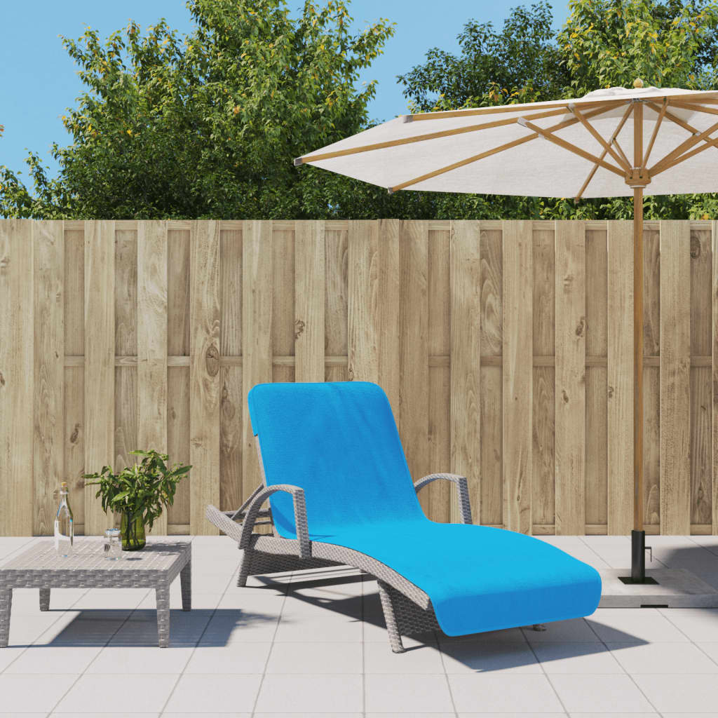 E-shop vidaXL Plážové uteráky 2 ks tyrkysové 75x200 cm látka 400 GSM