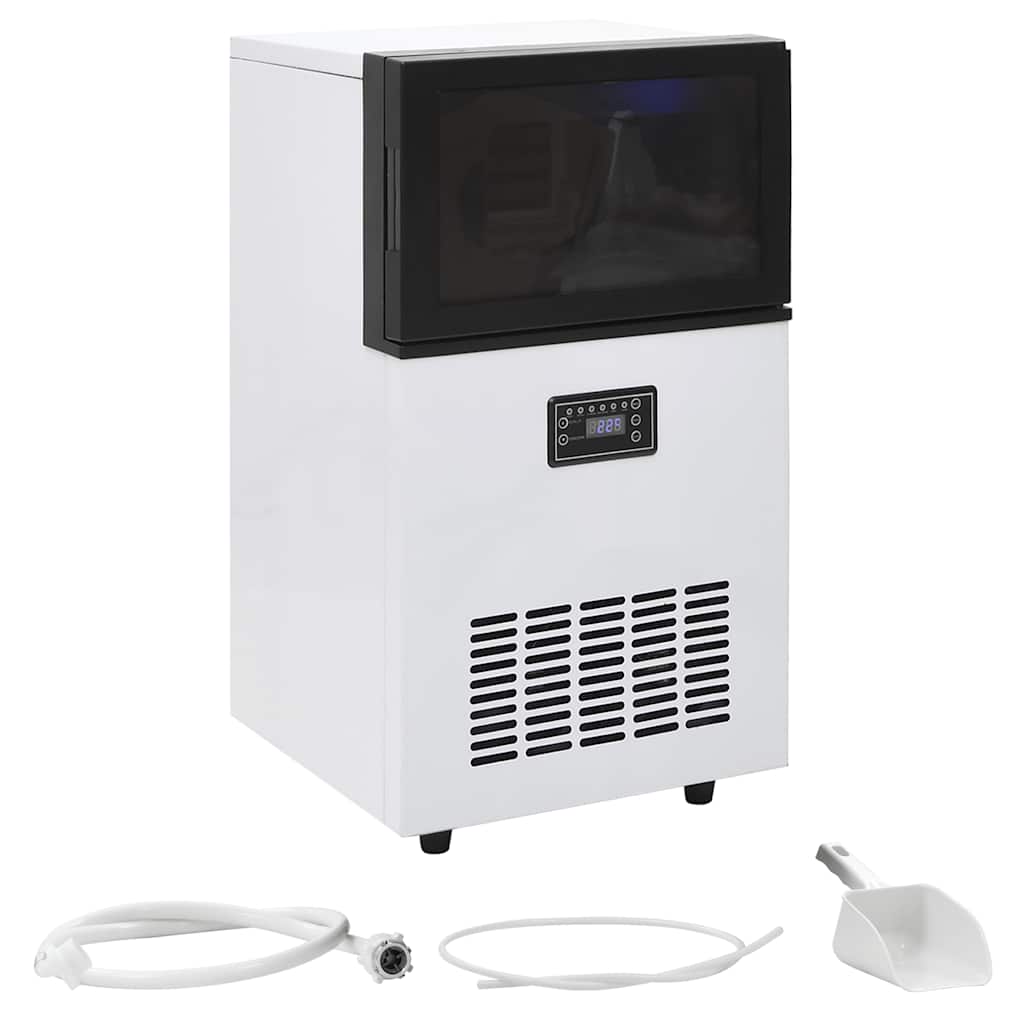 E-shop vidaXL Výrobník ľadových kociek čierny 45 kg / 24 h