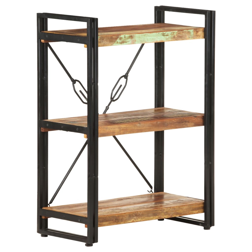 E-shop vidaXL Knižnica s 3 policami 60x30x80 cm recyklovaný masív
