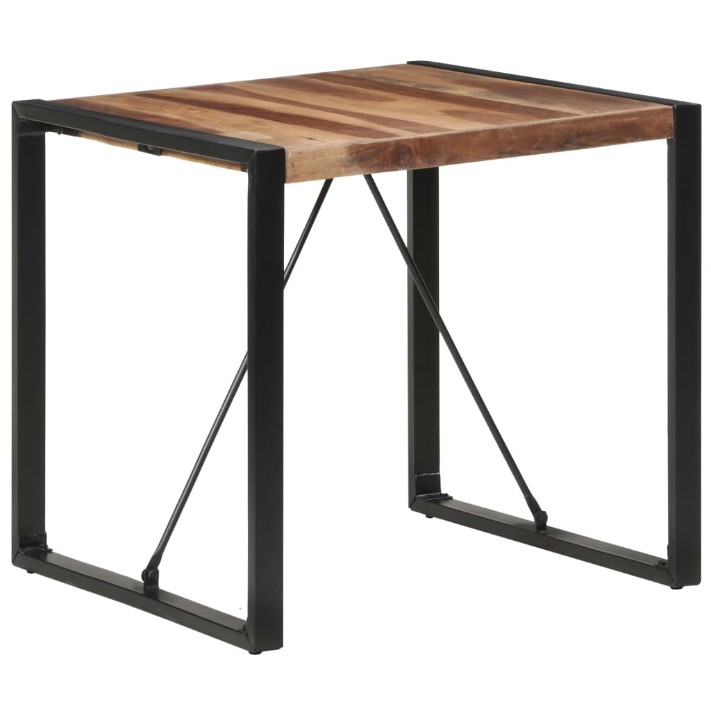 E-shop vidaXL Jedálenský stôl 80x80x75 cm, drevený masív