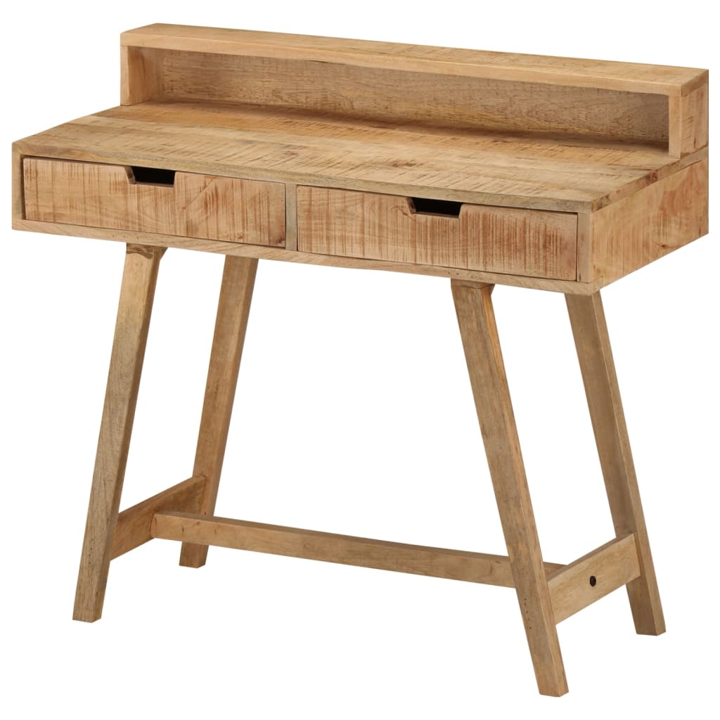 E-shop vidaXL Stôl 100x45x90 cm surový mangový masív