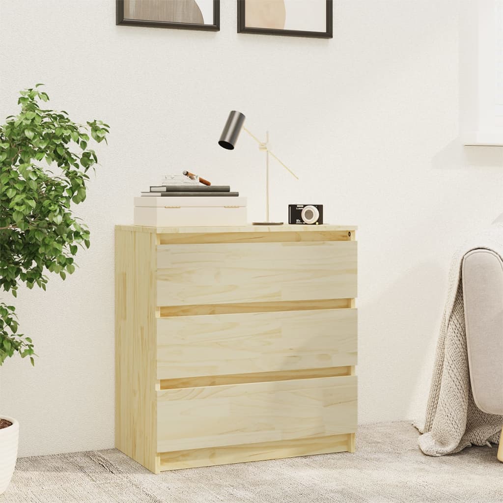 E-shop vidaXL Nočný stolík 60x36x64 cm, borovicový masív