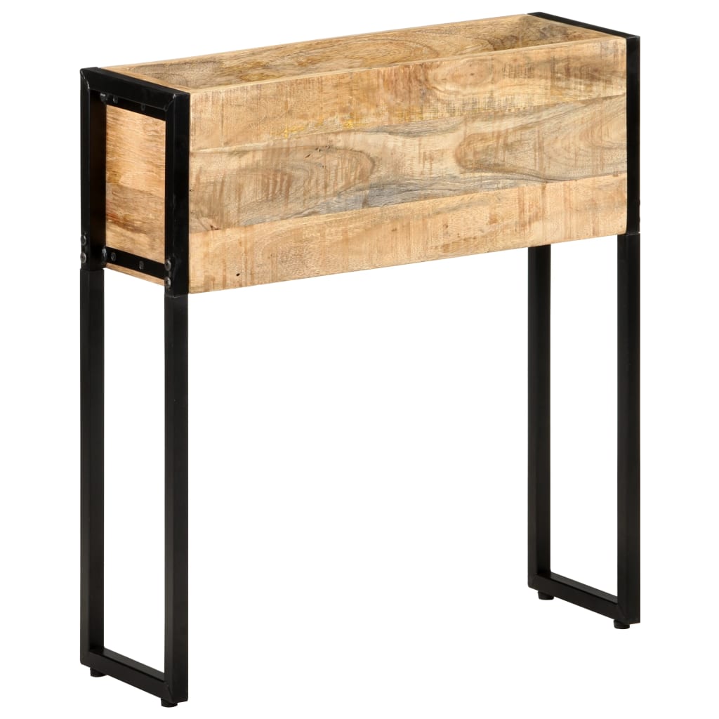 E-shop vidaXL Kvetináč 60x20x68 cm surové mangovníkové drevo