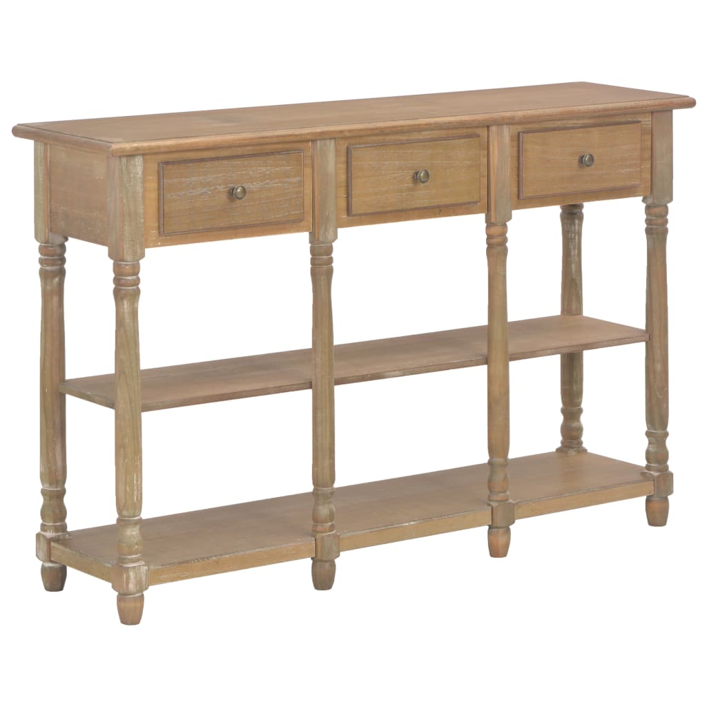 E-shop vidaXL Konzolový stolík 110x30x76 cm spracované drevo