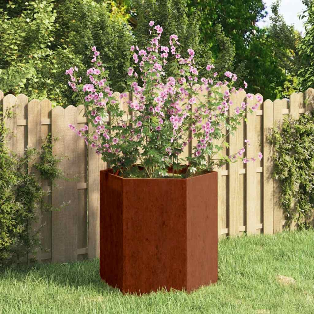 E-shop vidaXL Kvetináč, hrdzavý 40x40x45 cm, cortenová oceľ