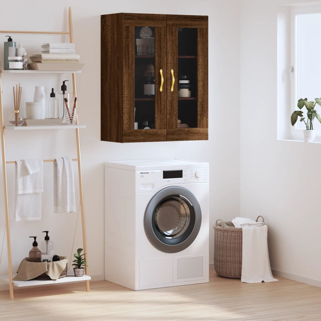 E-shop vidaXL Nástenná skrinka hnedý dub 69,5x34x90 cm