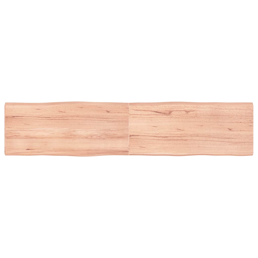 E-shop vidaXL Stolová doska svetlohnedá 180x40x(2-4)cm ošetrený masív hrany