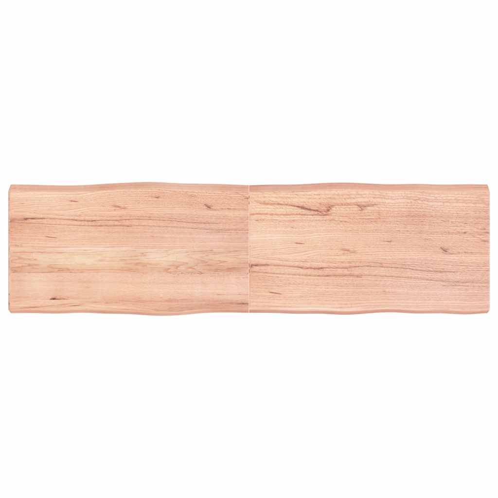 E-shop vidaXL Stolová doska svetlohnedá 180x50x(2-6)cm ošetrený masív hrany