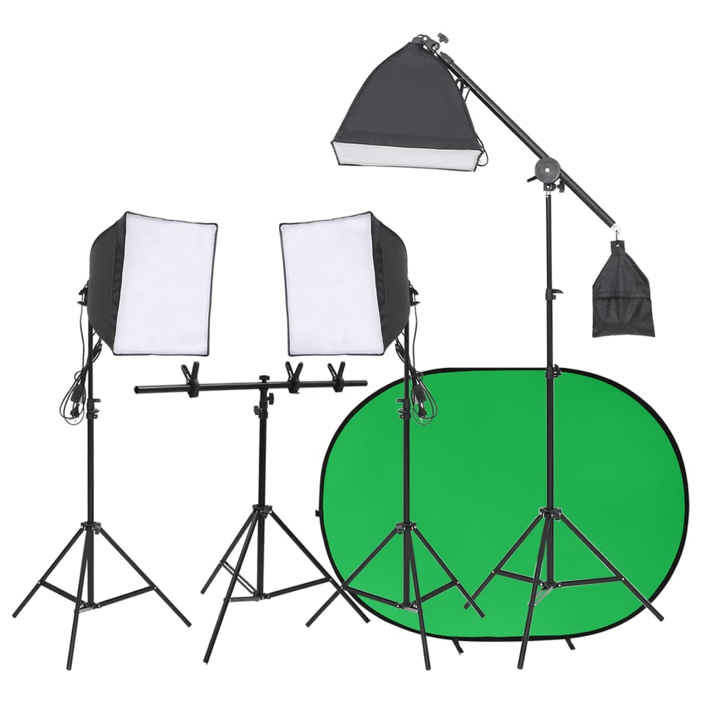 E-shop vidaXL Fotografické štúdiové vybavenie s osvetlením a pozadím