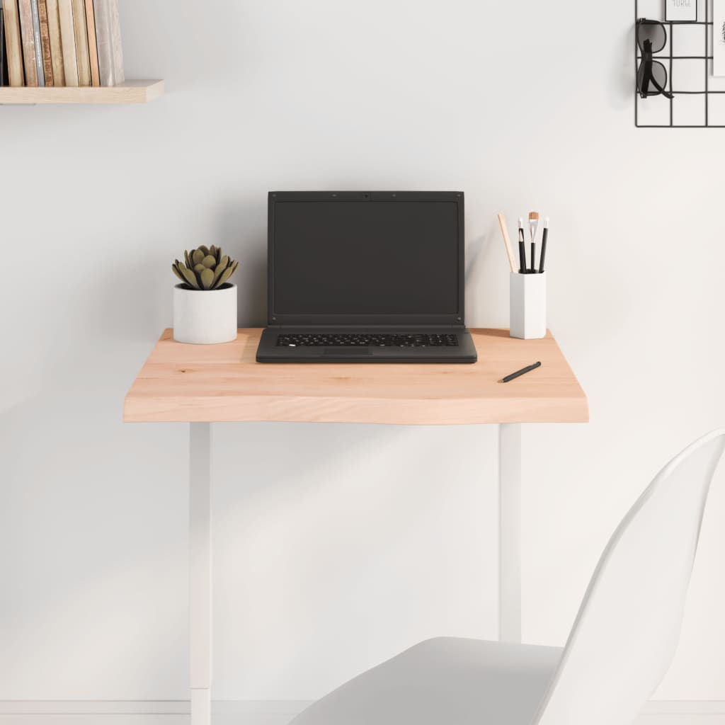 E-shop vidaXL Stolová doska 60x40x(2-4) cm neošetrený dubový masív
