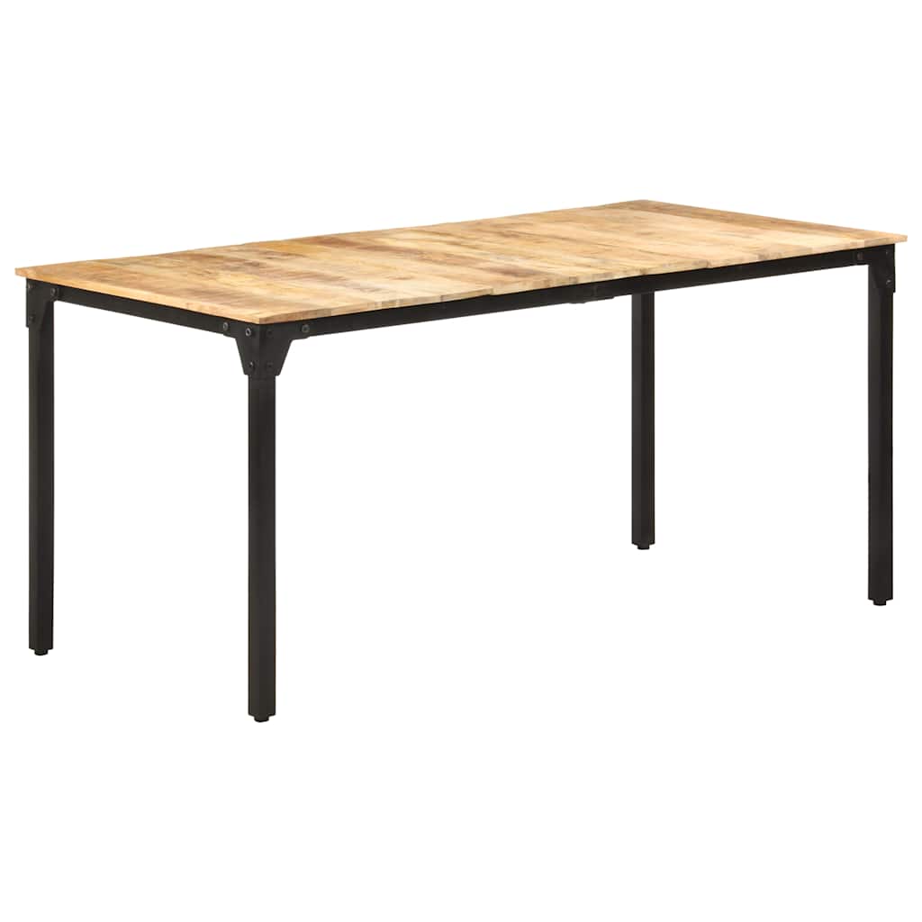E-shop vidaXL Jedálenský stôl 160x80x76 cm surové mangovníkové drevo