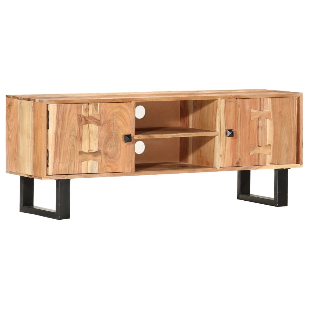 E-shop vidaXL TV skrinka 118x30x45 cm masívne akáciové drevo