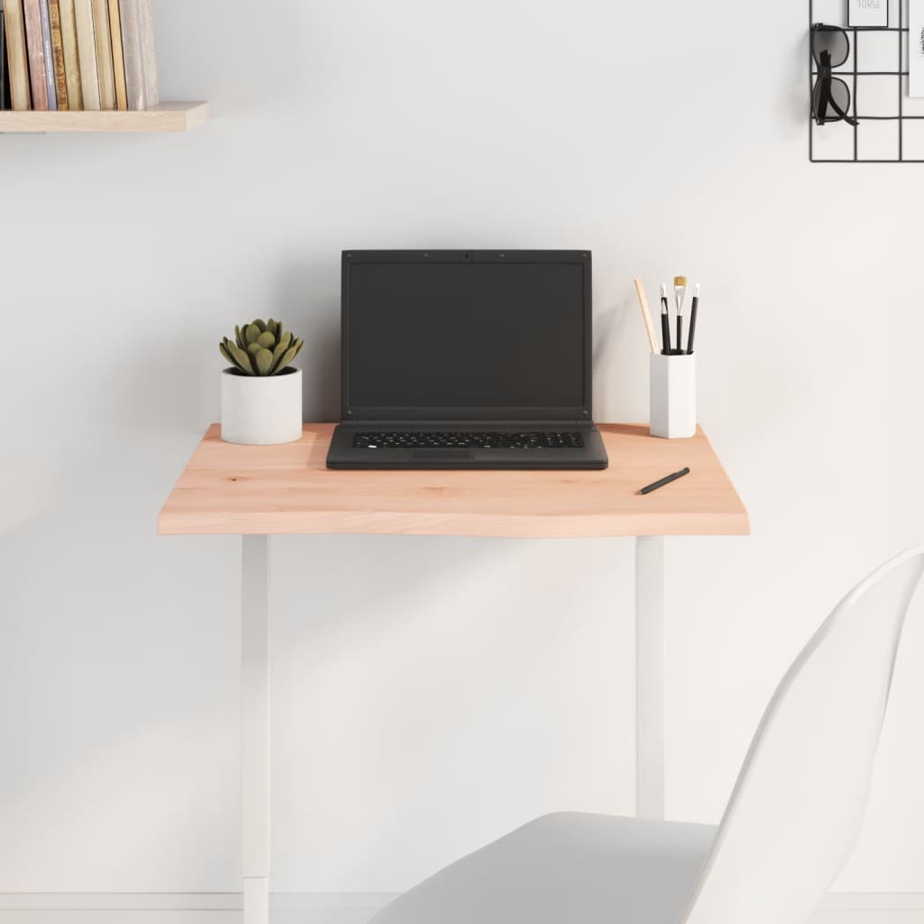 E-shop vidaXL Stolová doska 60x50x2 cm neošetrený dubový masív