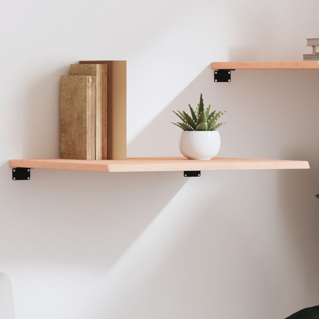 E-shop vidaXL Nástenná polica 60x50x2 cm neošetrený dubový masív