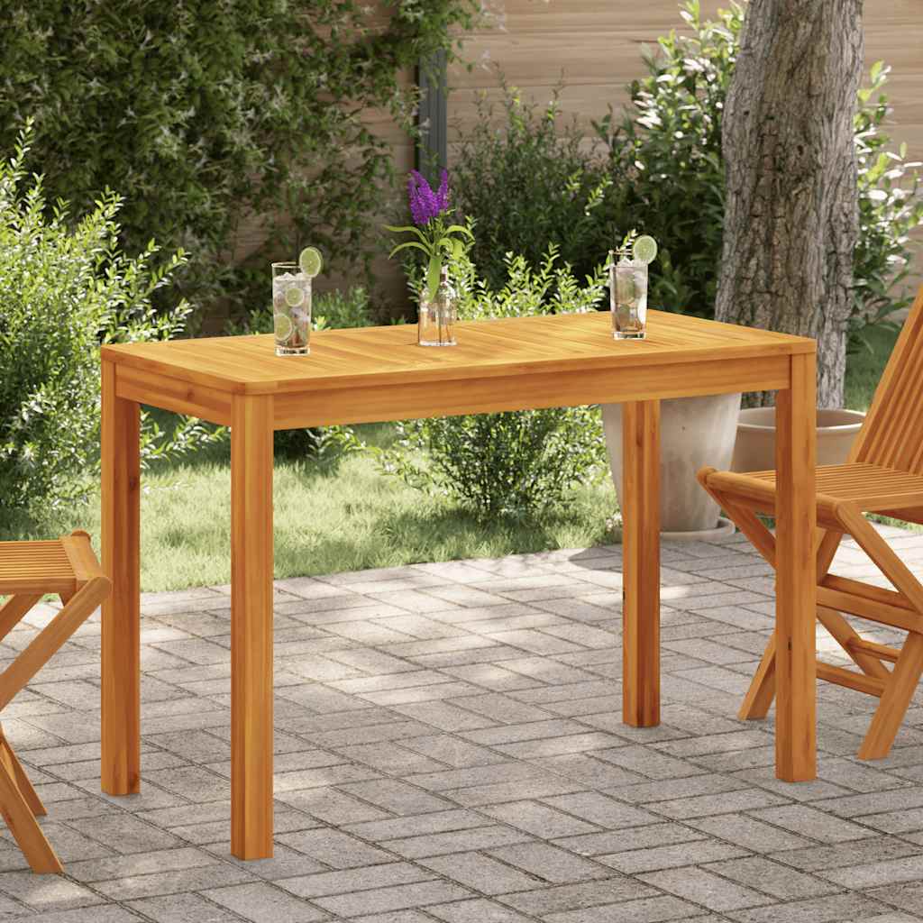 E-shop vidaXL Záhradný jedálenský stôl 110x55x75 cm, akáciový masív