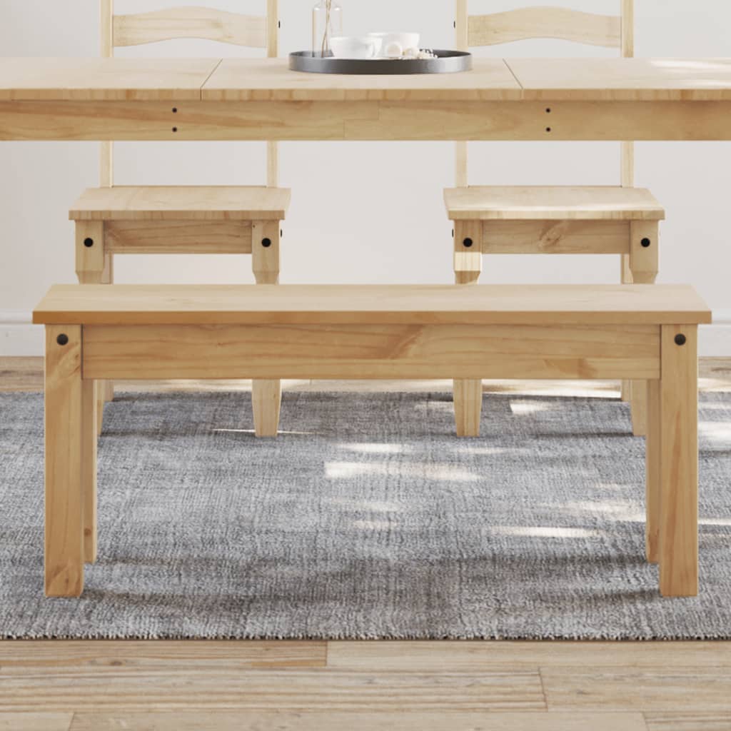 E-shop vidaXL Jedálenská lavica PANAMA 105x30x45 cm borovicový masív