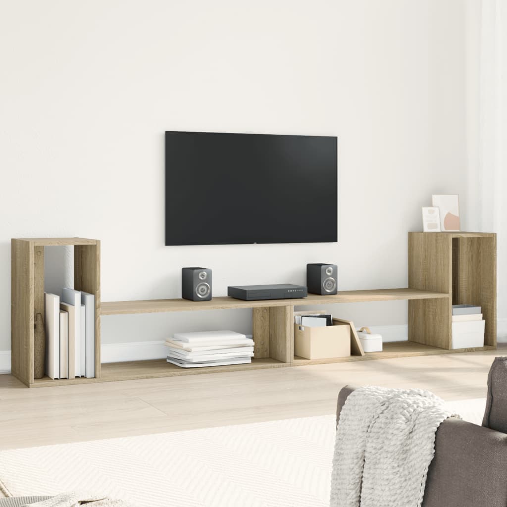 E-shop vidaXL TV skrinky 2 ks dub sonoma 100x30x50 cm kompozitné drevo