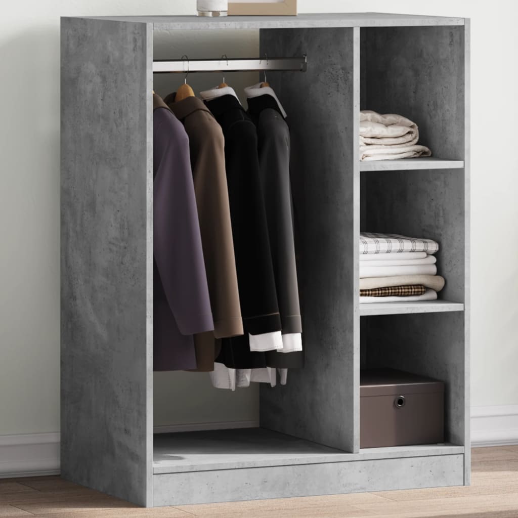 E-shop vidaXL Šatník betónovosivý 77x48x102 cm kompozitné drevo