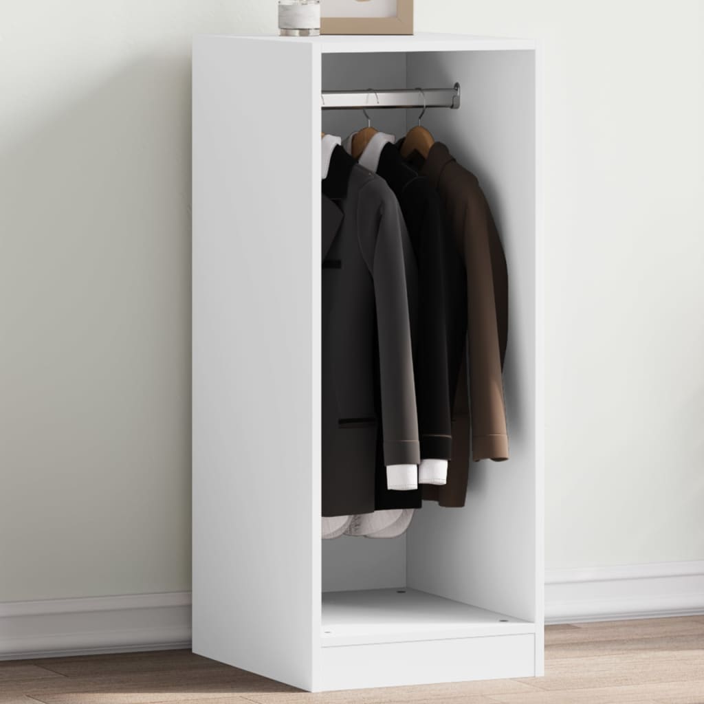E-shop vidaXL Šatník biely 48x41x102 cm kompozitné drevo