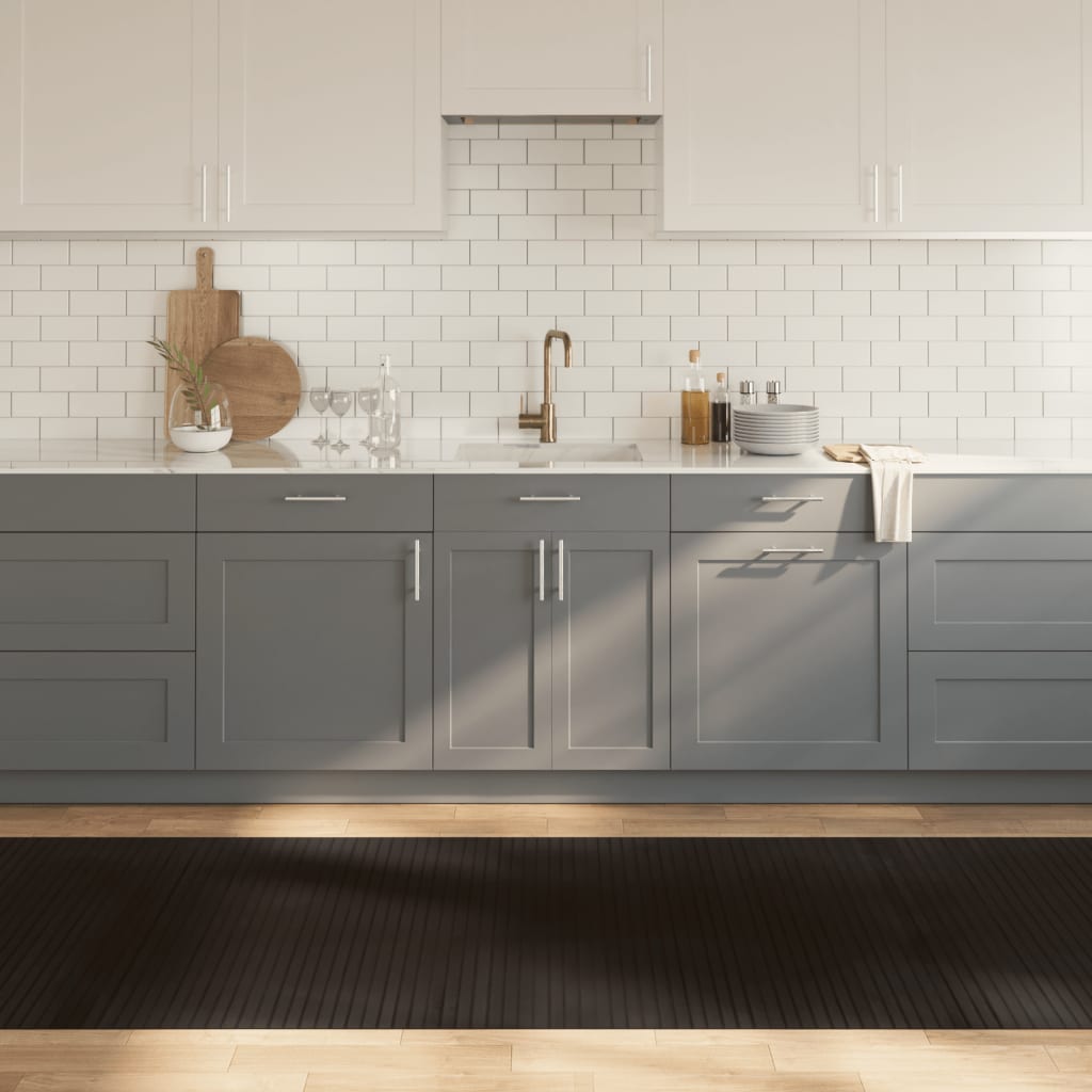 E-shop vidaXL Koberec obdĺžnikový tmavohnedý 100x500 cm bambus