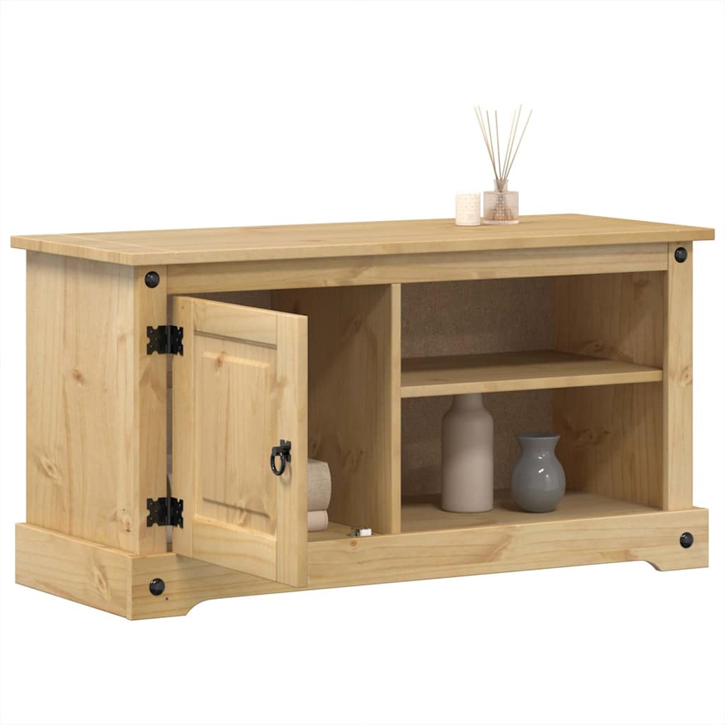 E-shop vidaXL TV skrinka Corona 100x40x52 cm, borovicový masív