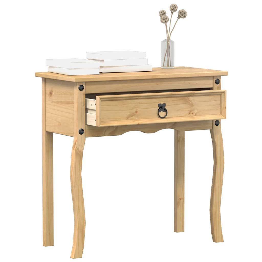 E-shop vidaXL Konzolový stolík Corona 73x35x73 cm borovicový masív