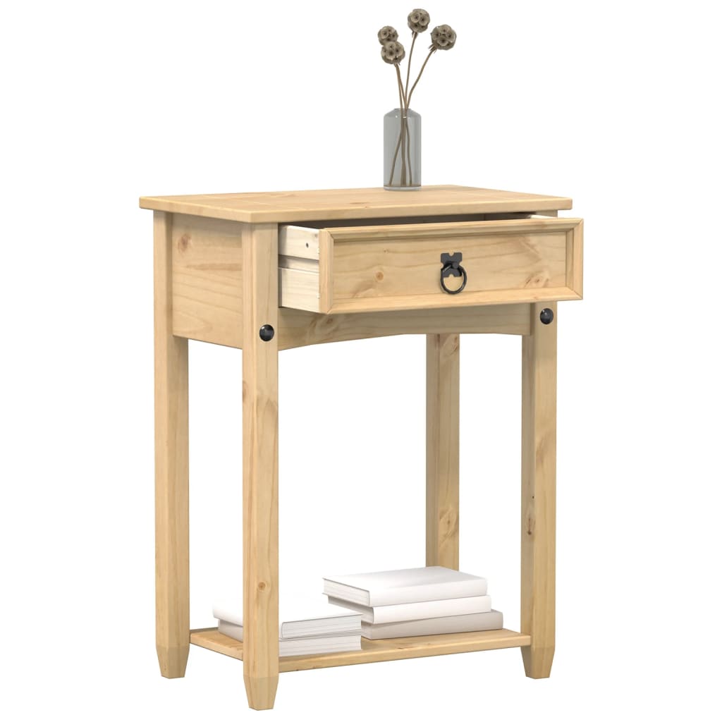 E-shop vidaXL Konzolový stolík Corona 55x35x73 cm borovicový masív