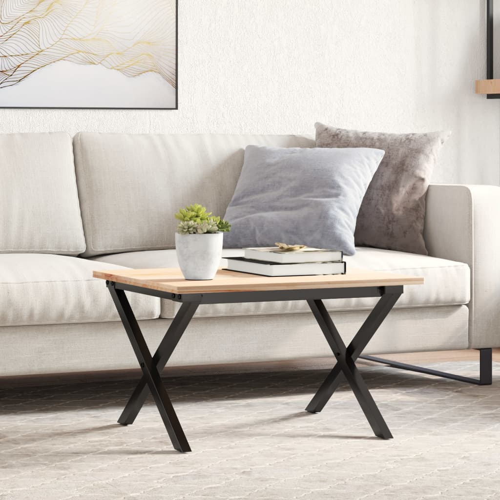 E-shop vidaXL Nohy konferenčného stolíka X-rám 50x40x38 cm oceľ