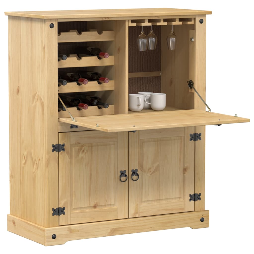 E-shop vidaXL Skrinka na víno Corona 97x45x114 cm borovicový masív