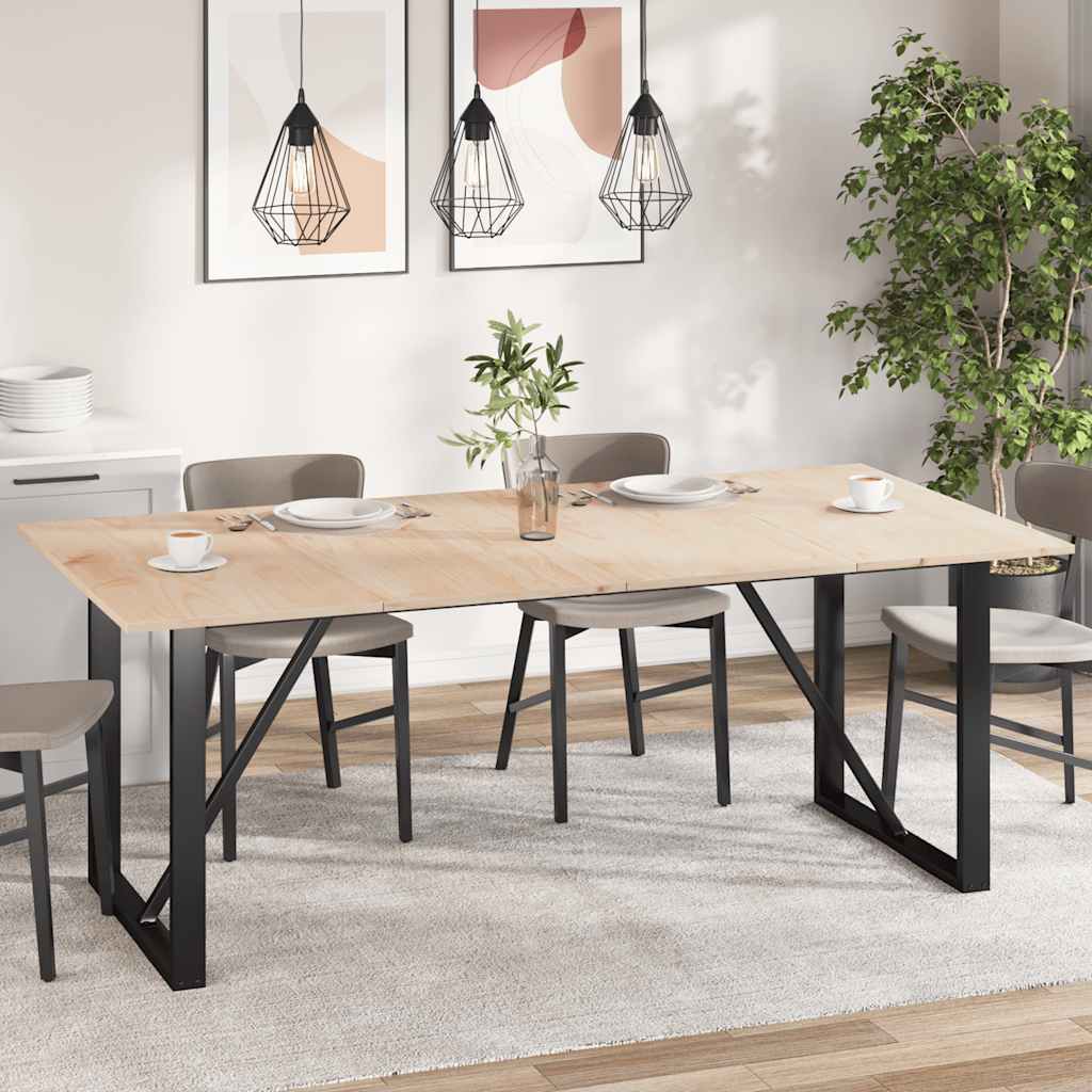 E-shop vidaXL Stolové dosky 4 ks 100x50x1,7 cm obdĺžnikové masívna borovica