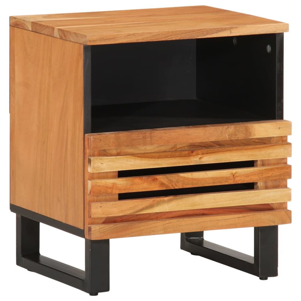 E-shop vidaXL Nočný stolík 40x34x46 cm akáciový masív
