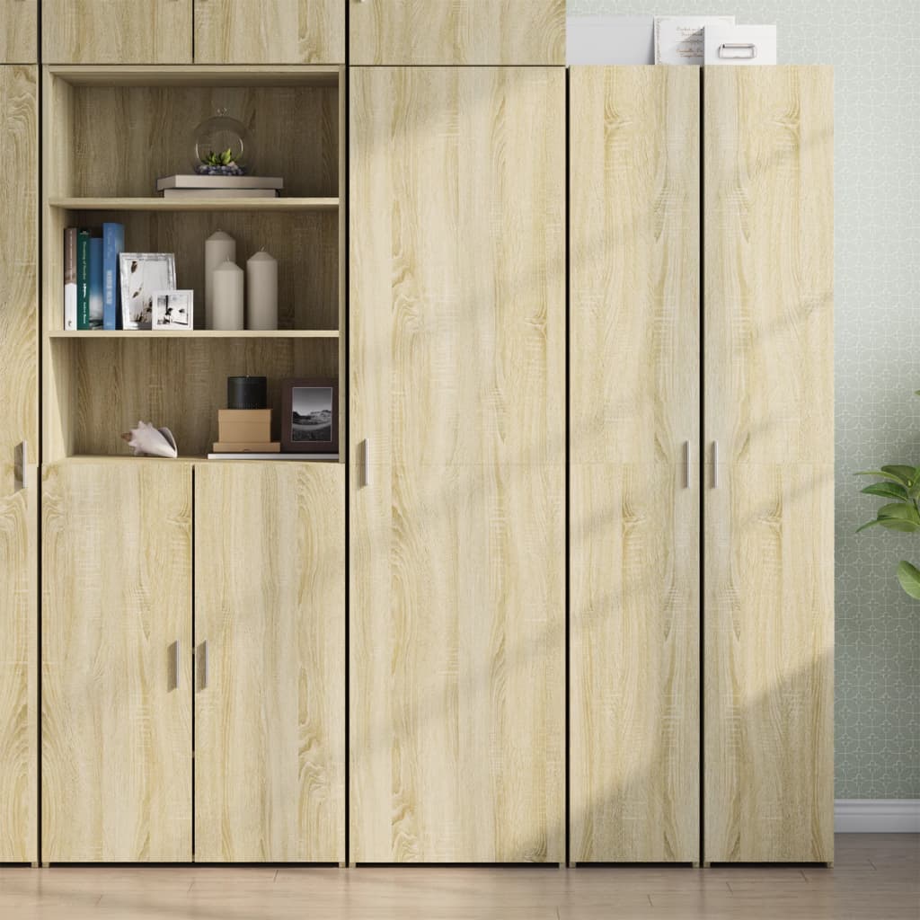 E-shop vidaXL Vysoká skrinka dub sonoma 50x42,5x185 cm kompozitné drevo