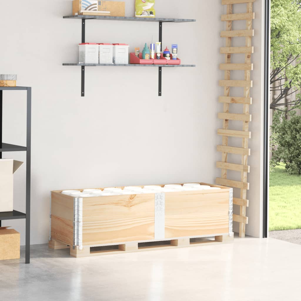 E-shop vidaXL Paletové ohrádky 2 ks 150x50 cm borovicový masív