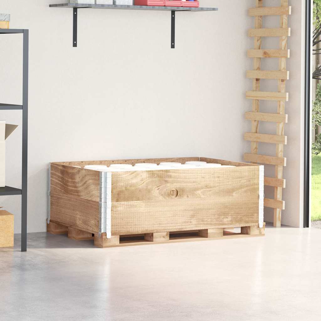 E-shop vidaXL Paletové ohrádky 2 ks 120x80 cm borovicový masív
