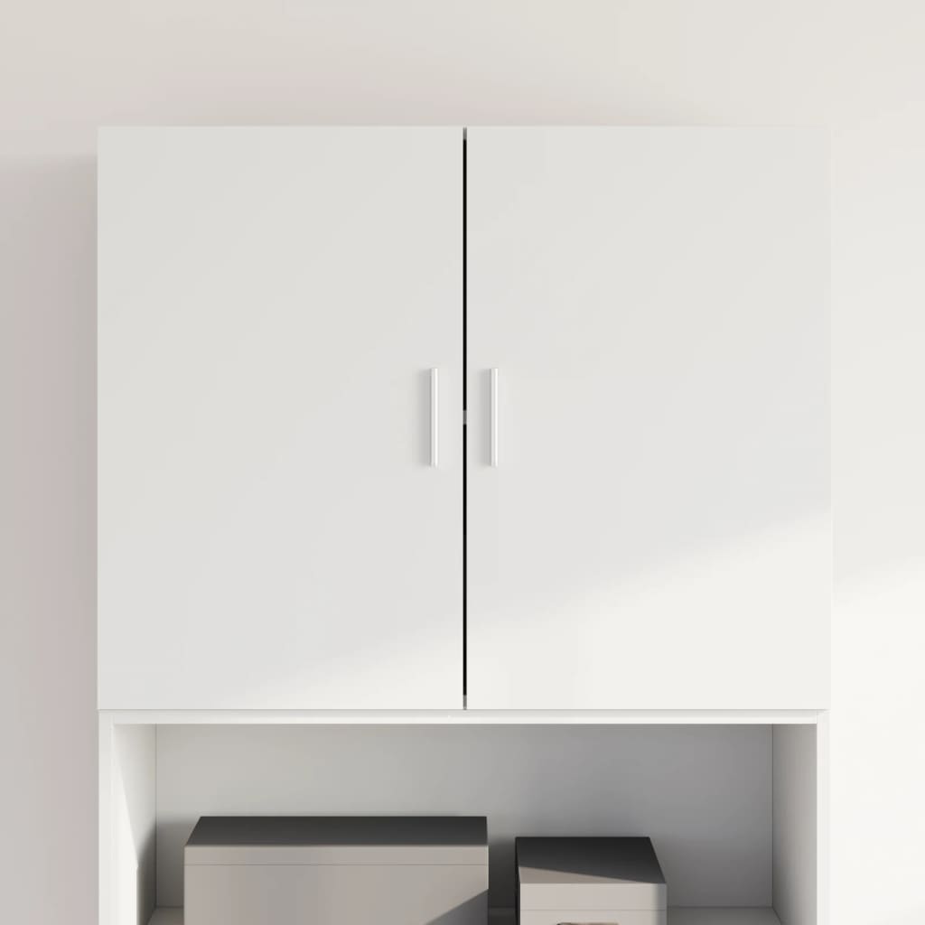 E-shop vidaXL Nástenná skrinka biela 80x42,5x64 cm kompozitné drevo