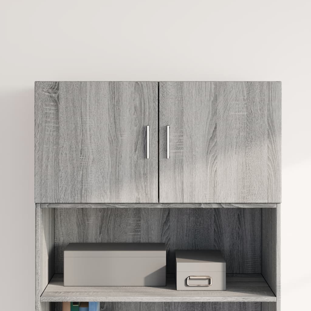 E-shop vidaXL Nástenná skrinka, sivá sonoma 80x42,5x40 cm kompozitné drevo