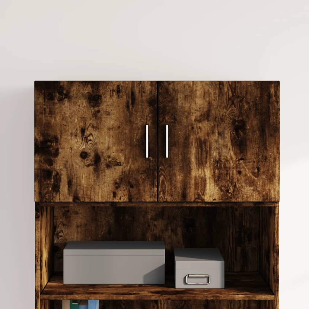 E-shop vidaXL Nástenná skrinka dymový dub 80x42,5x40 cm kompozitné drevo