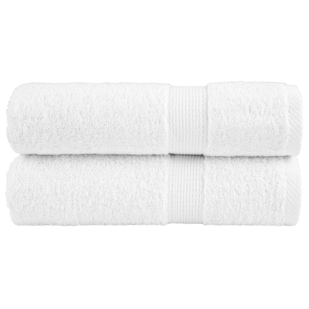 E-shop vidaXL Prémiové osušky SOLUND 2 ks biele 100x150 cm 600 g/m2