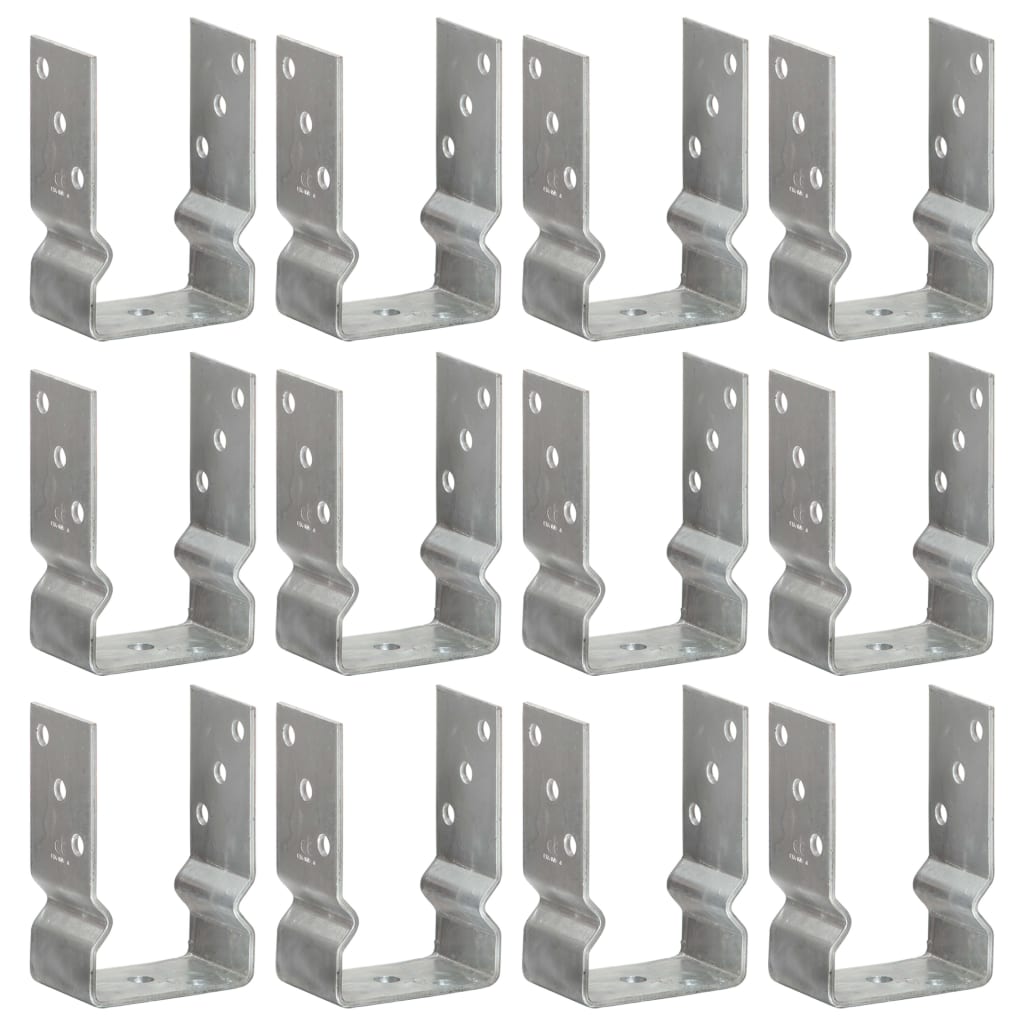 E-shop vidaXL Kotviace pätky 12 ks strieborné 9x6x15 cm pozinkovaná oceľ