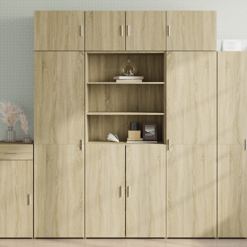 E-shop vidaXL Úložná skrinka dub sonoma 80x42,5x225 cm kompozitné drevo