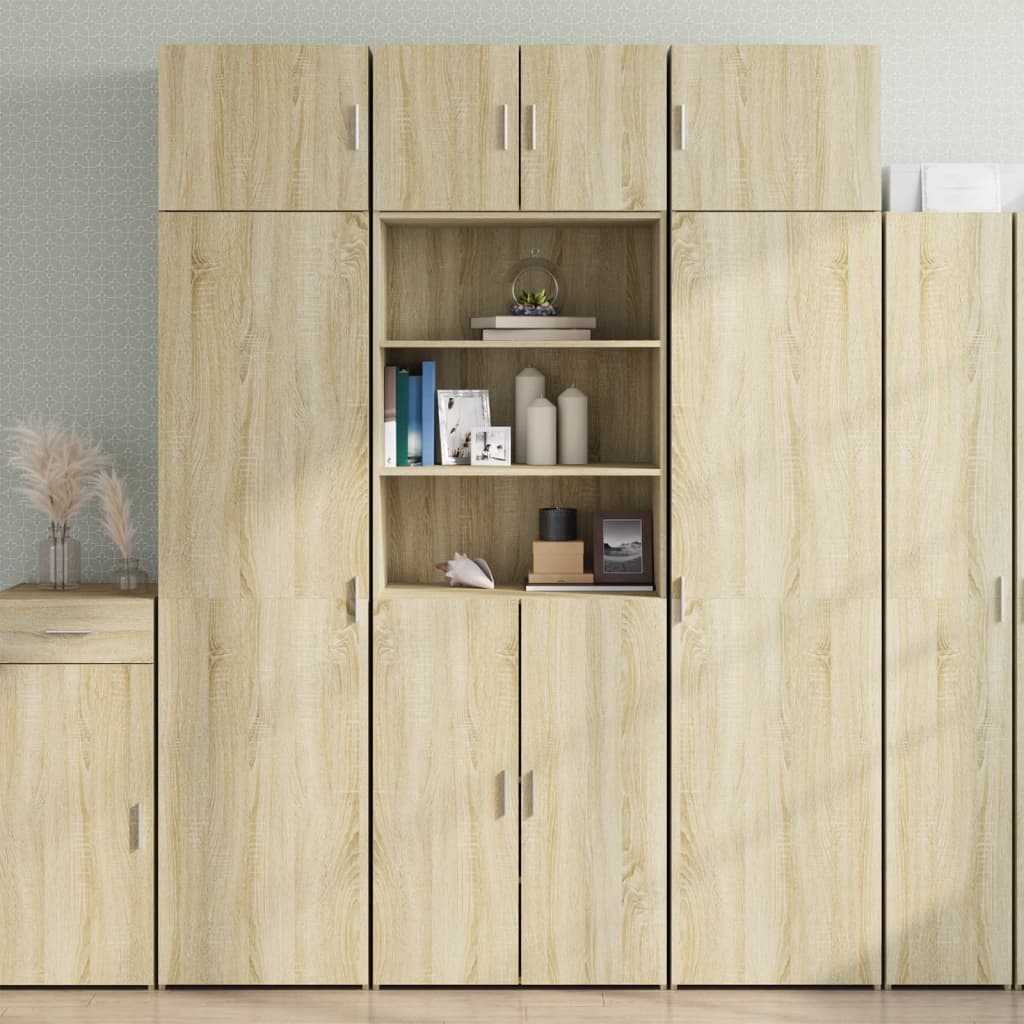 E-shop vidaXL Úložná skrinka dub sonoma 70x42,5x225 cm kompozitné drevo