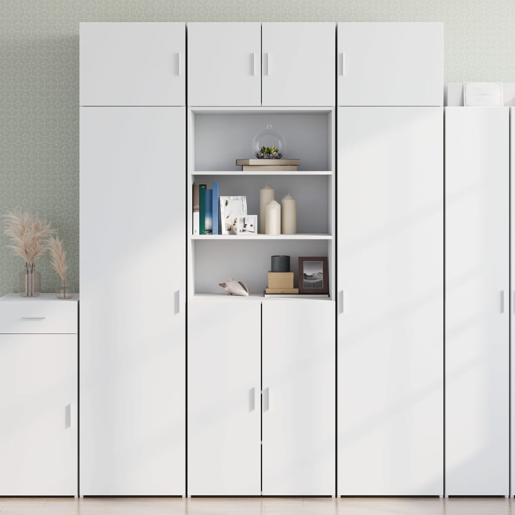 E-shop vidaXL Úložná skrinka biela 70x42,5x225 cm kompozitné drevo