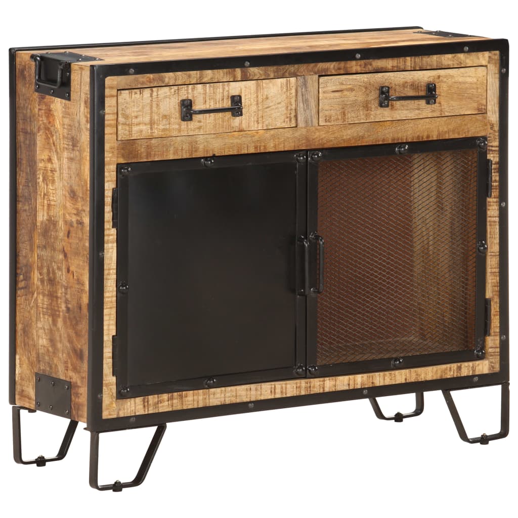 E-shop vidaXL Komoda 80x31x71 cm surový mangovníkový masív