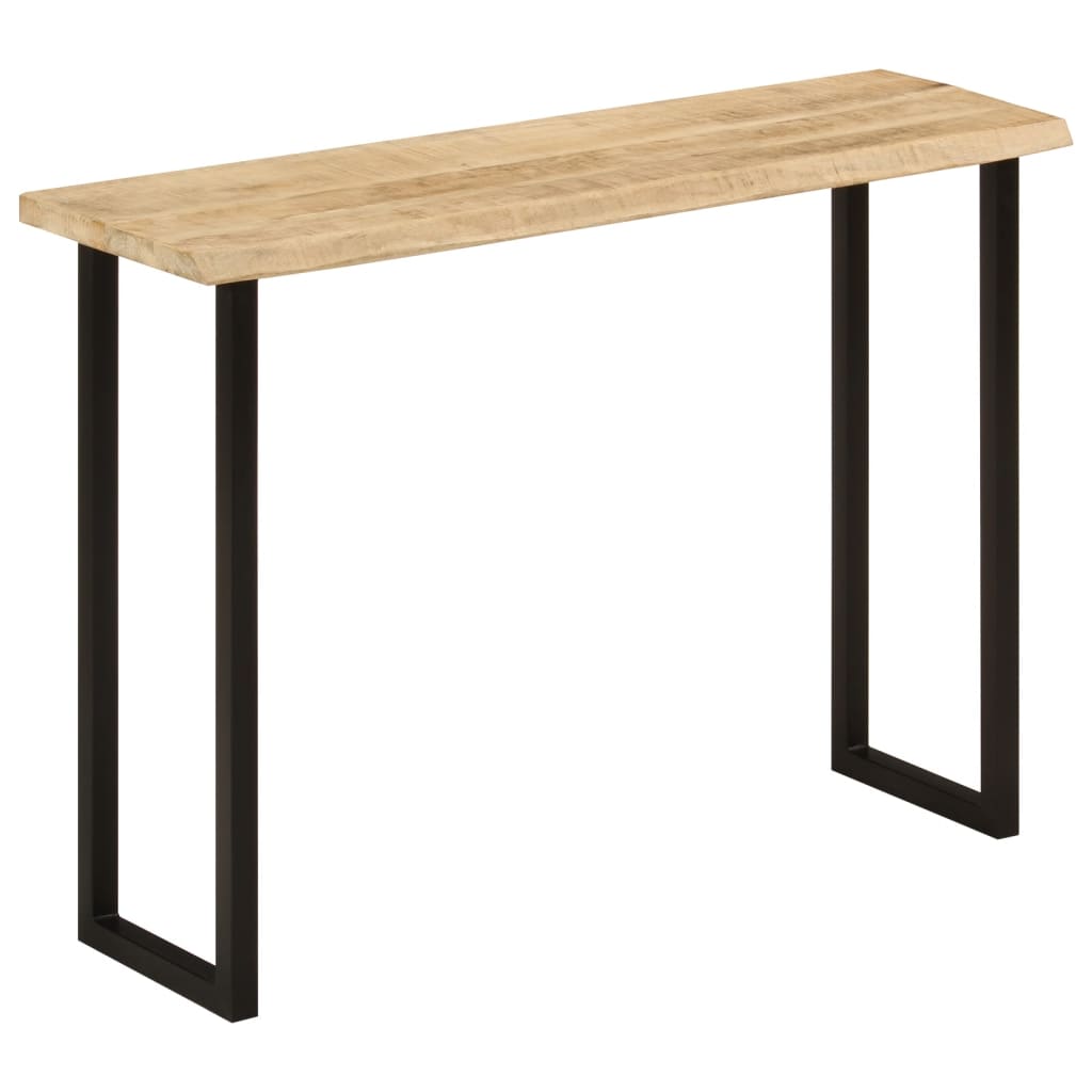 E-shop vidaXL Konzolový stolík so živou hranou 105x33x76cm mangovníkový masív
