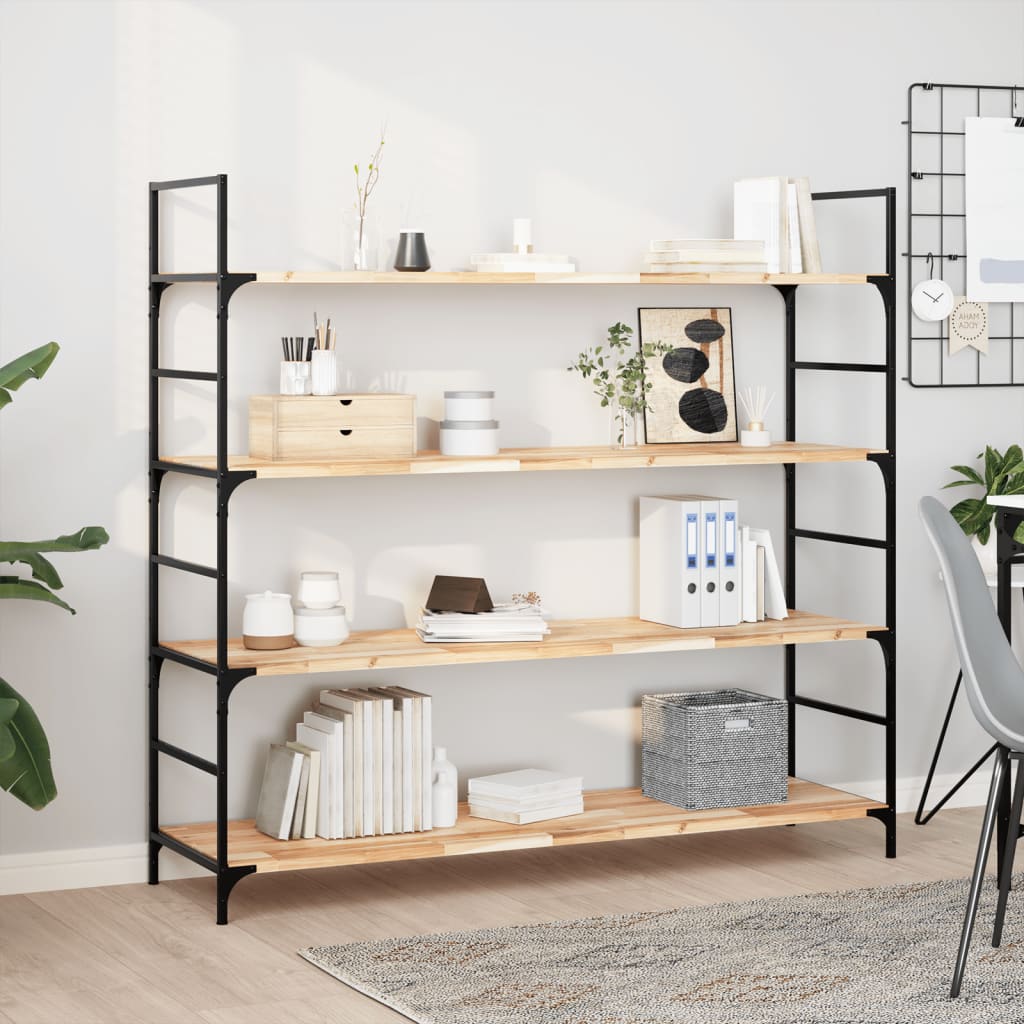 E-shop vidaXL Plávajúca polica 160x40x2 cm, neošetrený akáciový masív